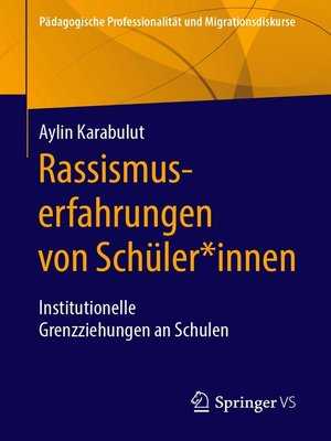 cover image of Rassismuserfahrungen von Schüler*innen